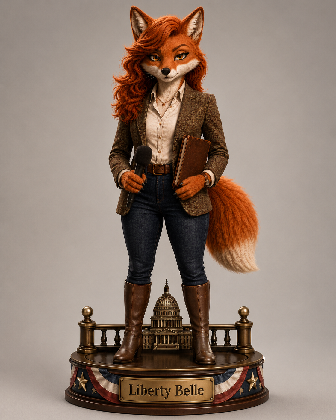 Liberty Belle FrontPage Crew character figurine