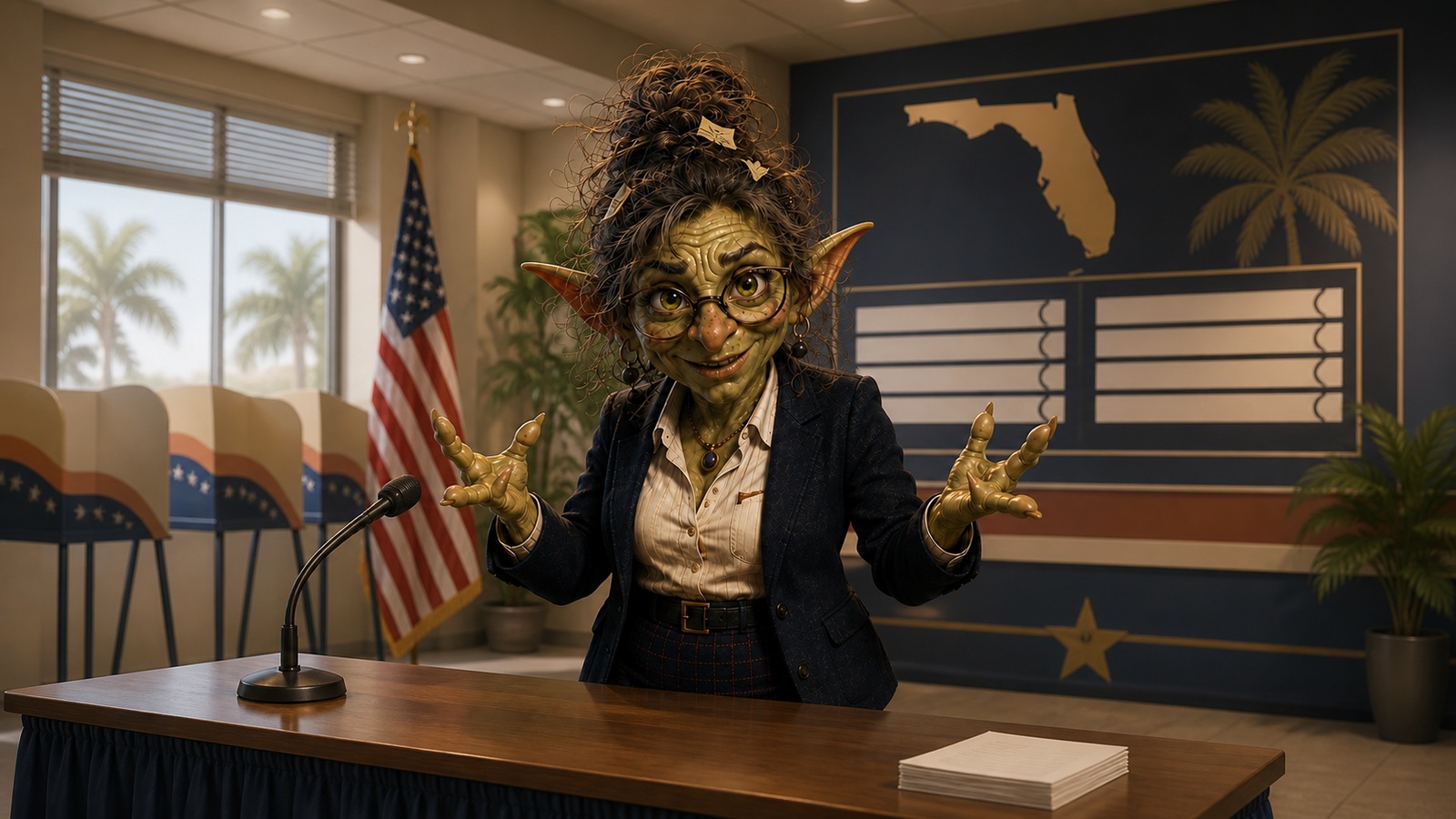 Florida Primary Day Begins With a Closed-Party Ballot and Open Questions