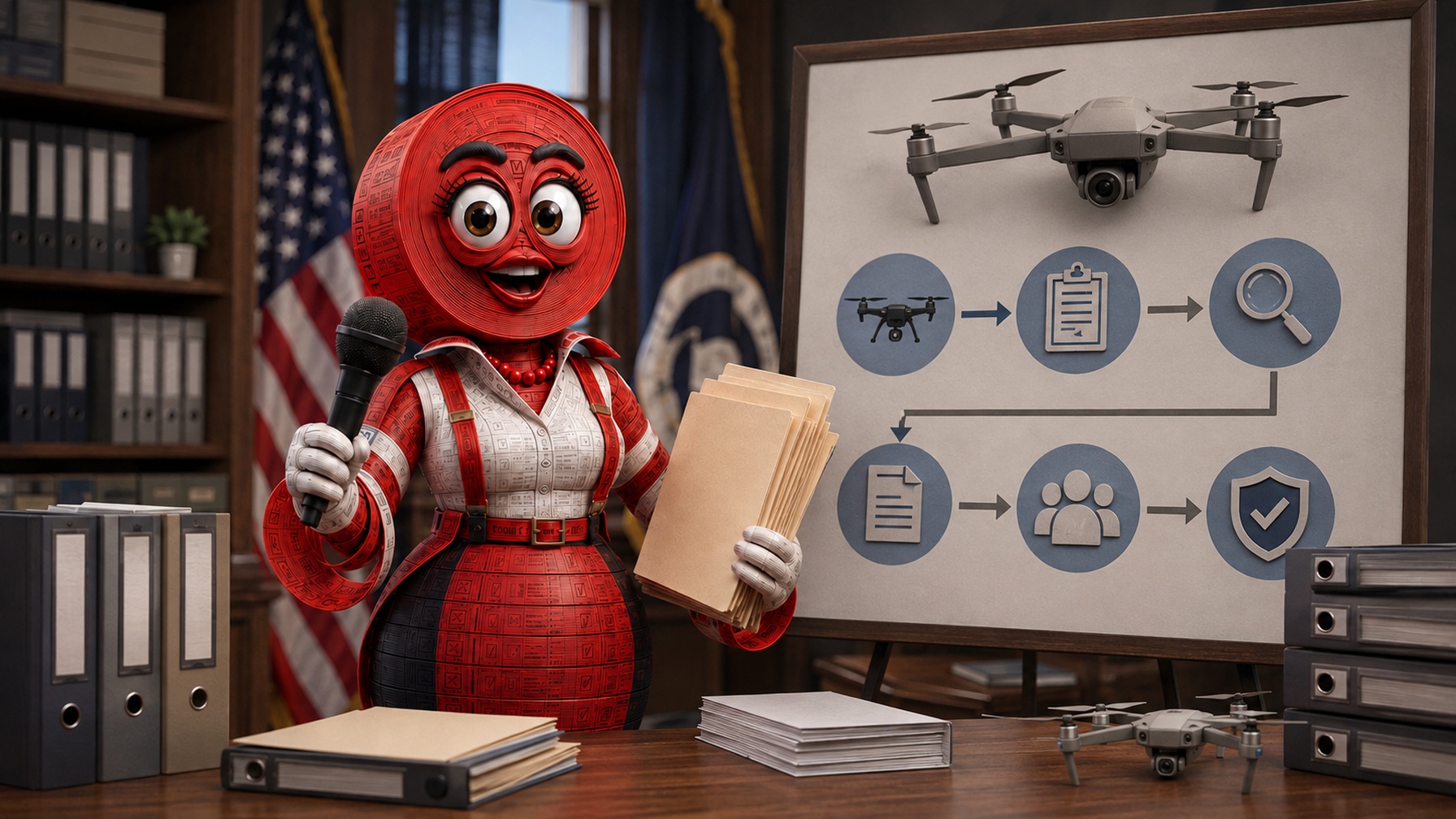 Ruby Redtape reporting on Drone-Import Proclamation Starts a Review; It Does Not Explain Every Rule Yet