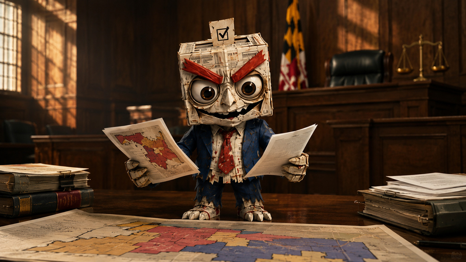 Ballot Beast reporting on Maryland Court Blocks Redistricting Amendment, Then Stays Its Order