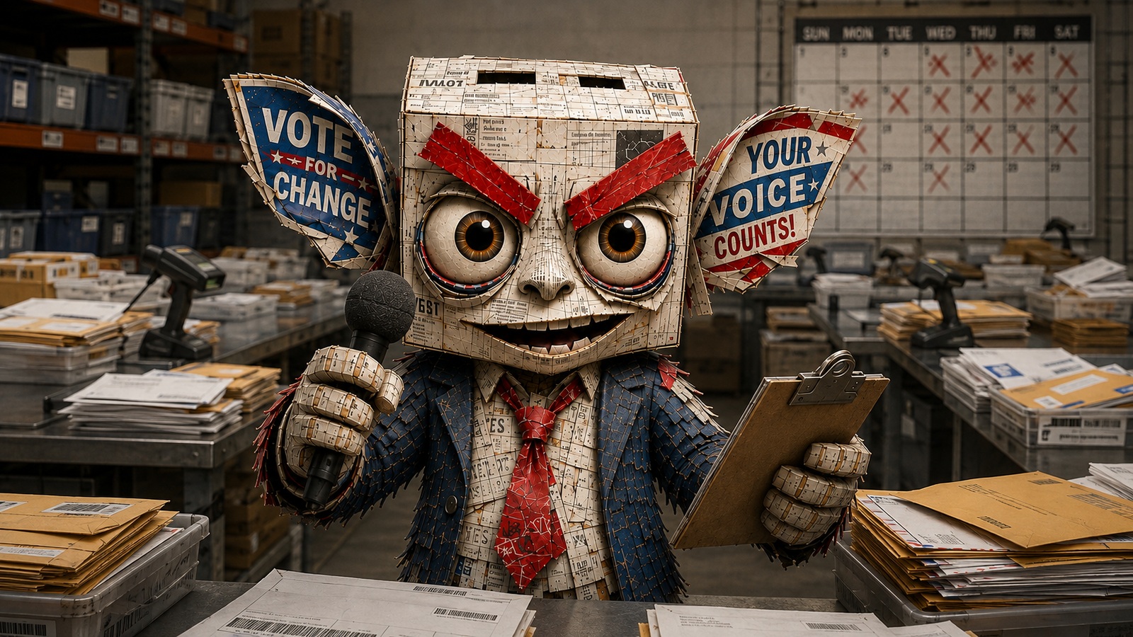 Mail-Ballot Fight Collides With an Irreversible Printing Calendar