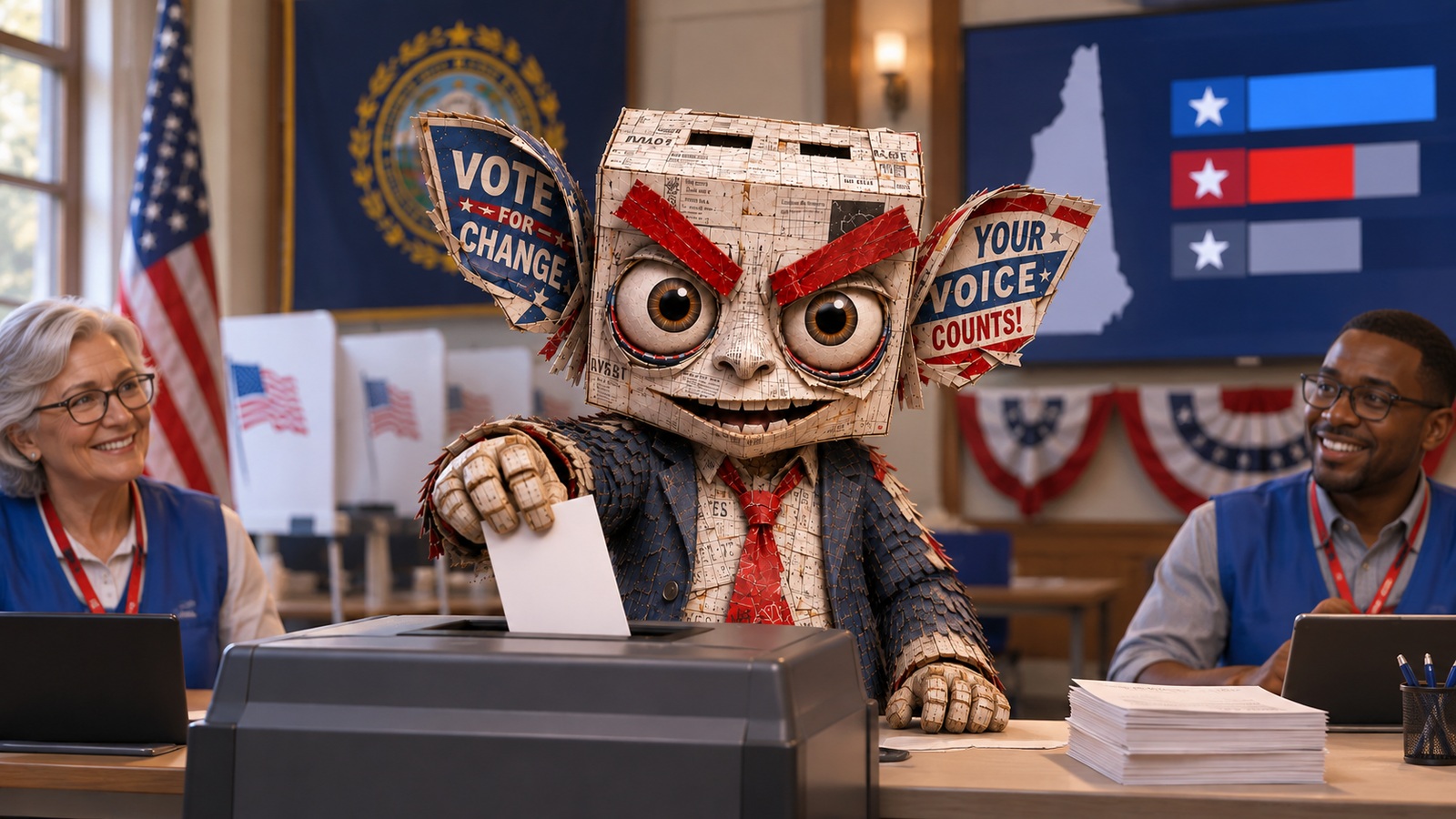 New Hampshire Voters Choose Nominees in a Wide-Open Primary