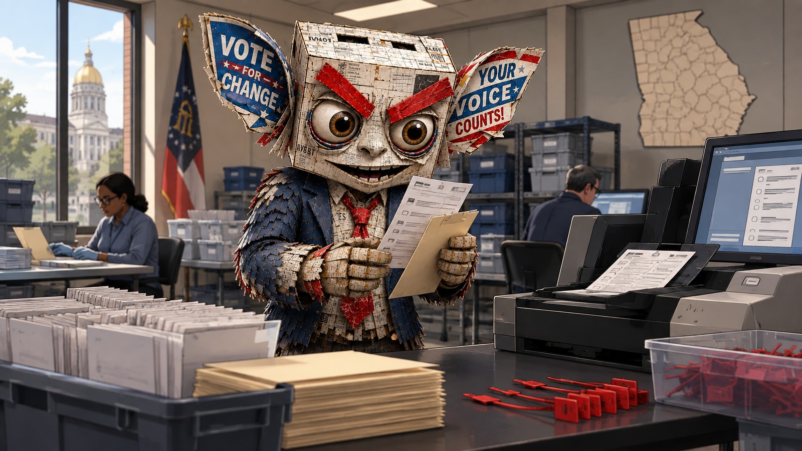 Georgia Ballot-Secrecy Concern Puts Procedure Under Review