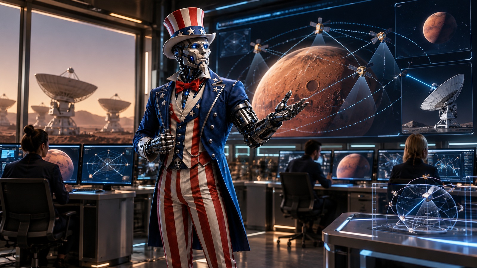 NASA Selects Blue Origin for Mars Telecommunications Network