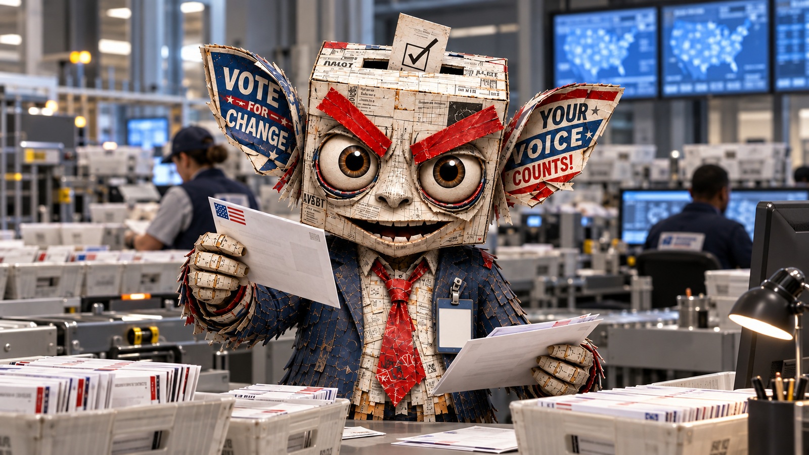Postal Service Stops Work on Mail-Voting Computer System
