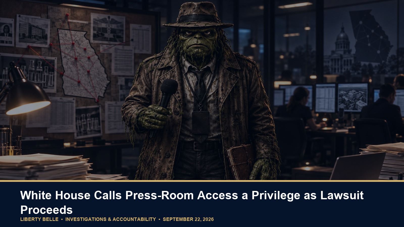 White House Calls Press-Room Access a Privilege as Lawsuit Proceeds