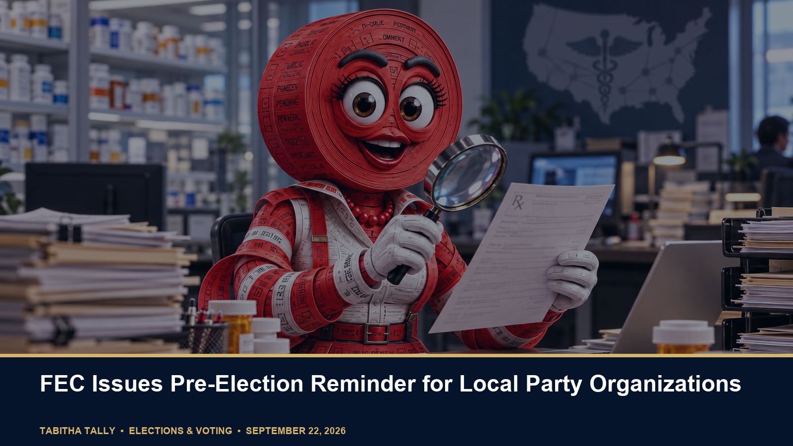 FEC Issues Pre-Election Reminder for Local Party Organizations