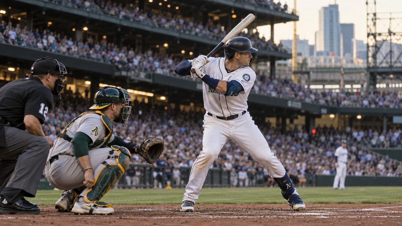 FrontPage Sports editorial image for Athletics at Seattle Mariners