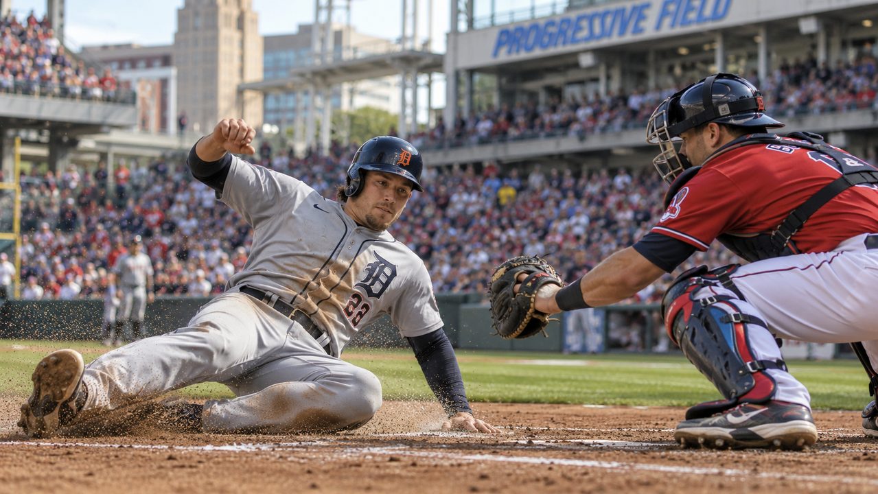 FrontPage Sports editorial image for Detroit Tigers at Cleveland Guardians