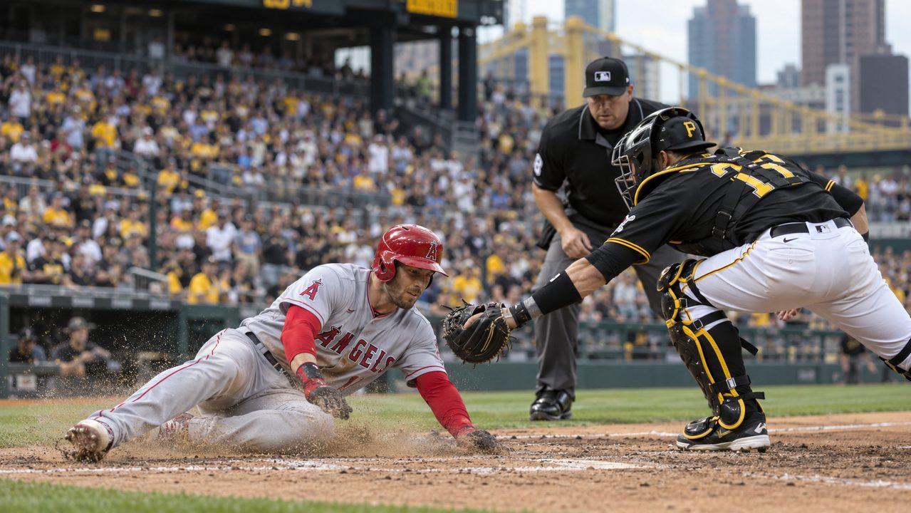 FrontPage Sports editorial image for Los Angeles Angels at Pittsburgh Pirates