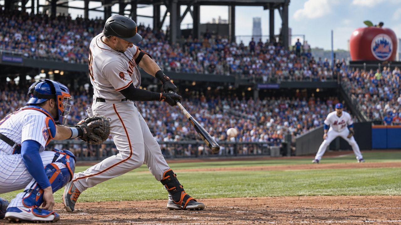 FrontPage Sports editorial image for San Francisco Giants at New York Mets