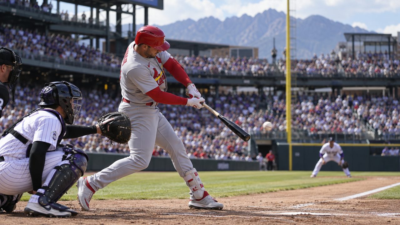 FrontPage Sports editorial image for St. Louis Cardinals at Colorado Rockies