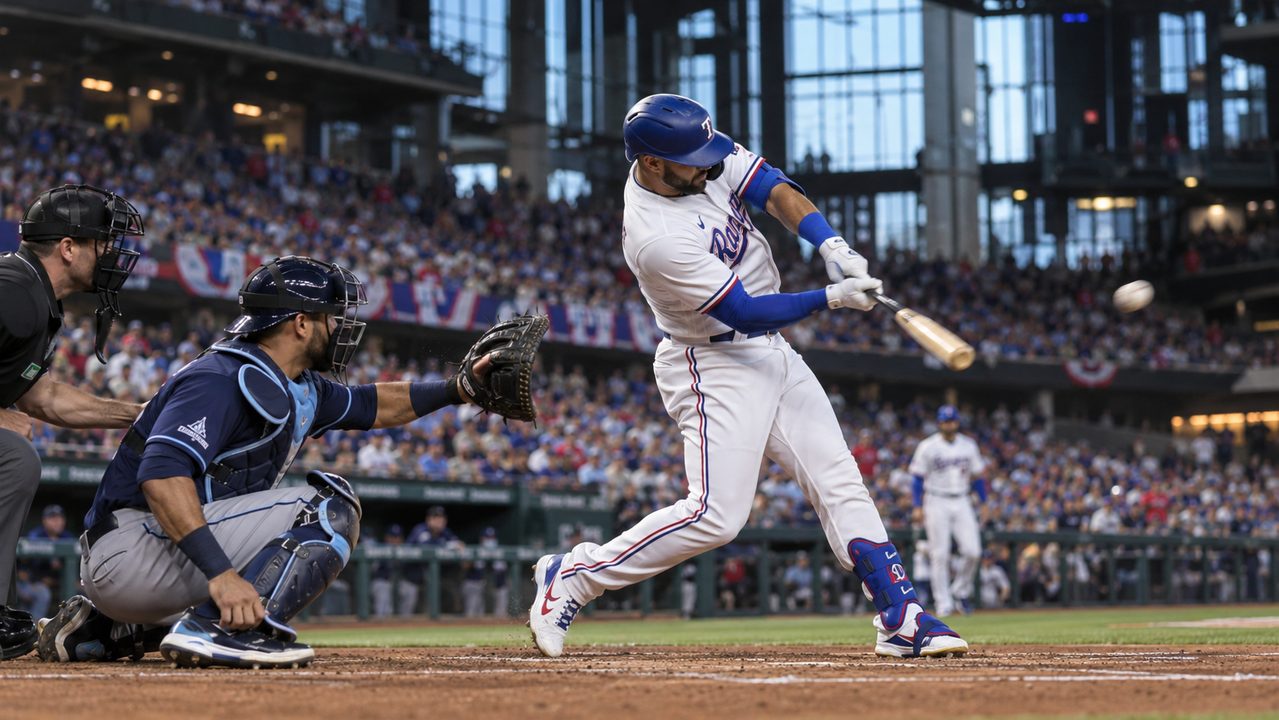 FrontPage Sports editorial image for Tampa Bay Rays at Texas Rangers