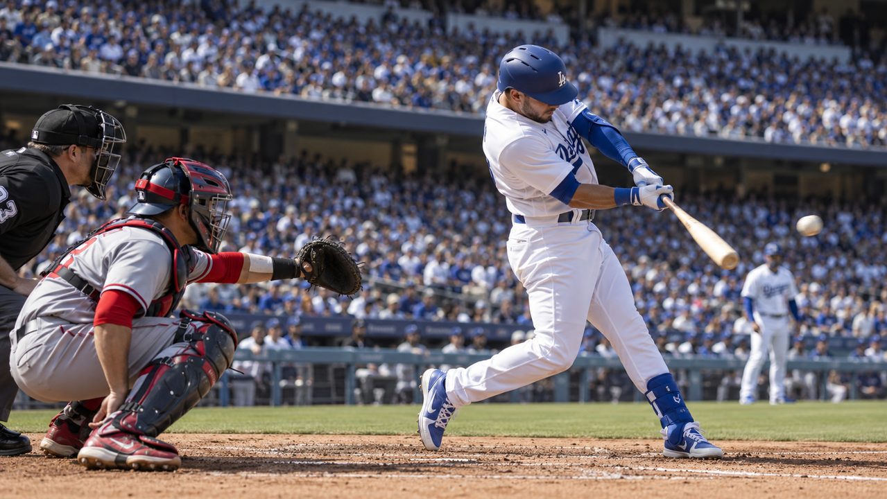 FrontPage Sports editorial image for Washington Nationals at Los Angeles Dodgers